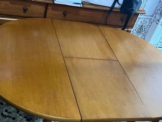 Mesa camilla redonda extensible