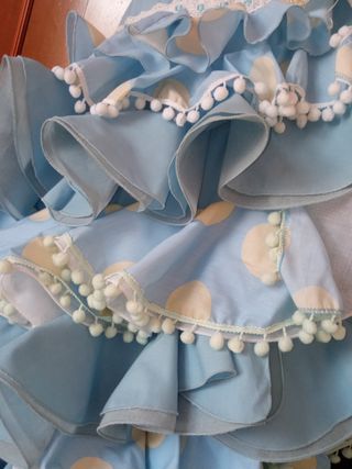 Traje Flamenca Micaela Villa Talla 40