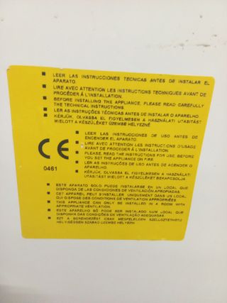 Calentador de gas COINTRA