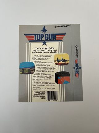 Lámina Top Gun NES Konami