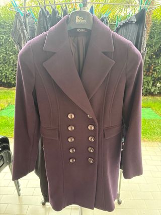 Cappotto Malibu donna prugna
