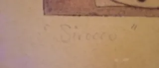 Litografía Sirocco C. Davis