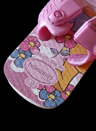 Havaianas Winnie Pooh Rosa Tam 22