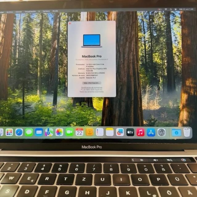 MacBook Pro 2020 8 GB RAM 256 GB SSD i5
