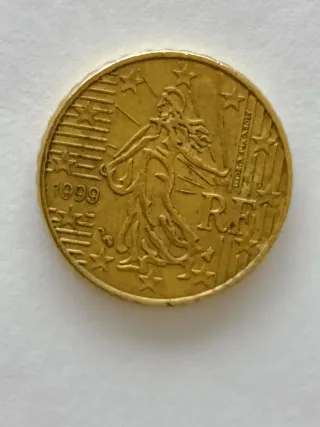 Moneda 10 céntimos Francia 1999