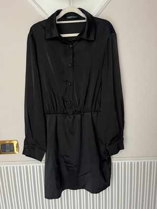 Vestito camicia nero SHEIN taglia L