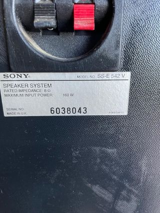 Altavoces Sony Negros