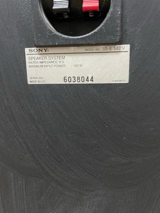 Altavoces Sony Negros