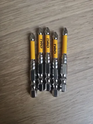 Juego 5 Puntas Destornillador Deli PH2