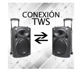 Altavoz Dynasonic Dynapro 12 con micrófono