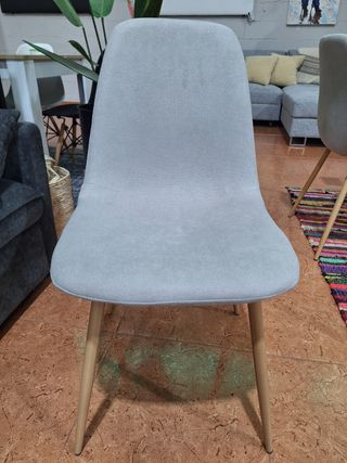 Pack 4 Sillas Terciopelo Azul