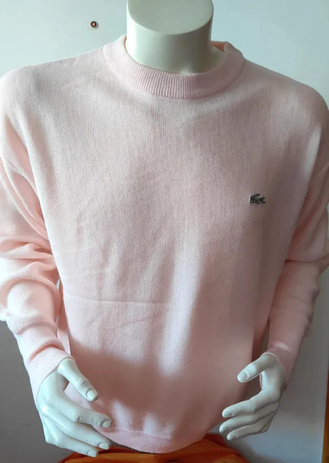 Jersey Lacoste Rosa Claro Talla L