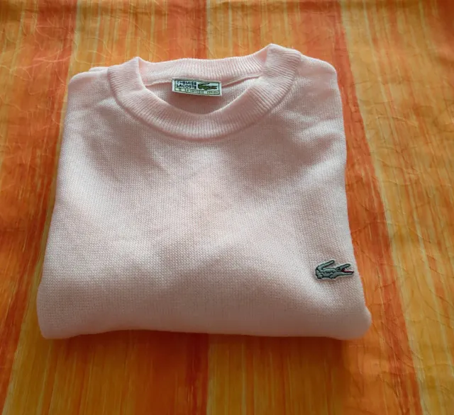 Jersey Lacoste Rosa Claro Talla L