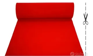 Tappeto passatoia rosso altezza 100 cm