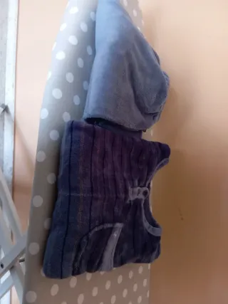 Pijama hombre invierno tonos azules 