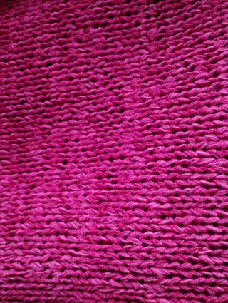 Jersey rojo de punto fino