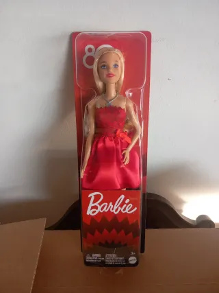 Barbie 80° Anniversario Vestito Rosso