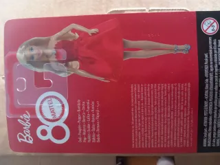 Barbie 80° Anniversario Vestito Rosso