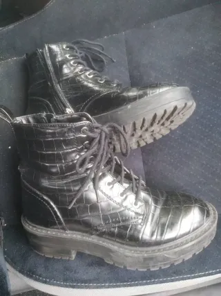 Botas Stradivarius Mujer Negras