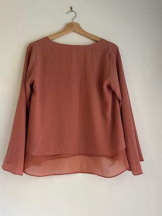 Blusa invierno Zara Rosa Talla S manga larga