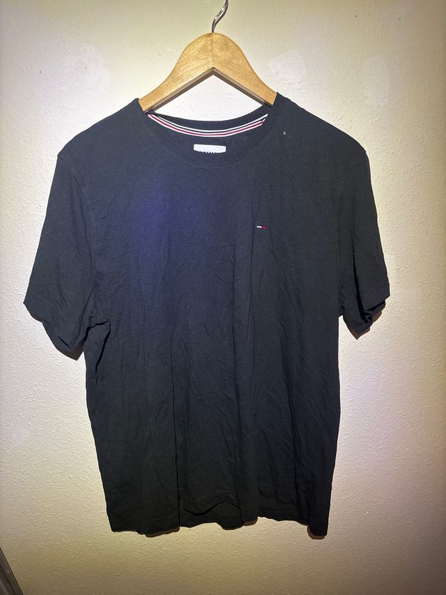 Camiseta Tommy Jeans Negra Talla XL