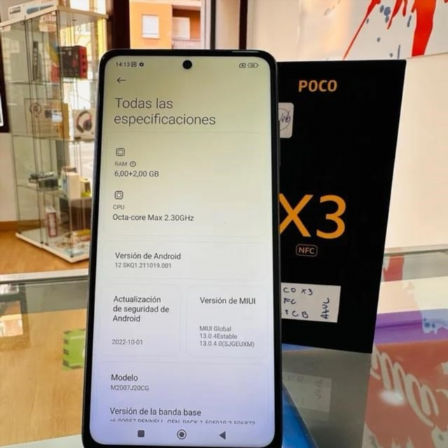 Xiaomi Poco X3 NFC 128GB Negro