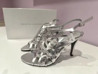 Zapatos de fiesta Sacha London plateados