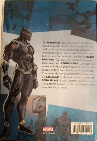 Lote 2 libros: Black Panther y Ironman