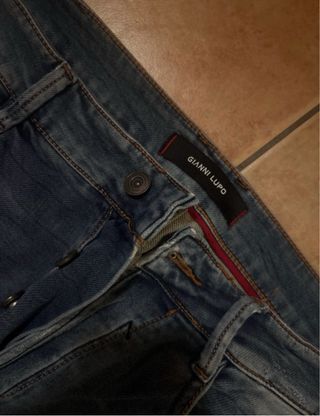 Jeans Gianni Lupo particolari uomo