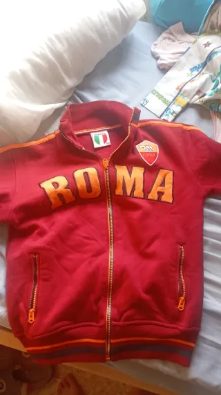 Sudadera Roma con cremallera Oficial retro