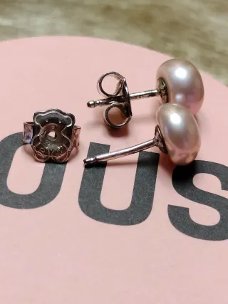 Pendientes Perlas Tous Plata