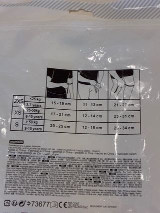 Protecciones para patinar Talla XS