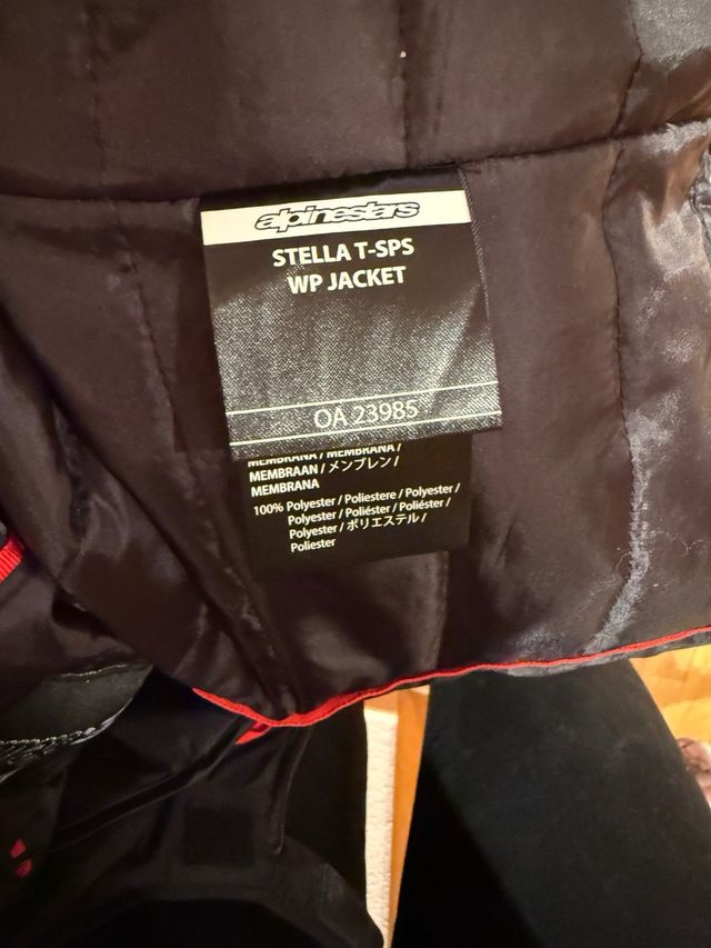 Chaqueta Alpinestars Stella T-SPS Negra. talla L