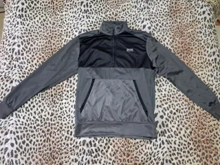 Felpa Hugo Boss Uomo Grigio/Nero