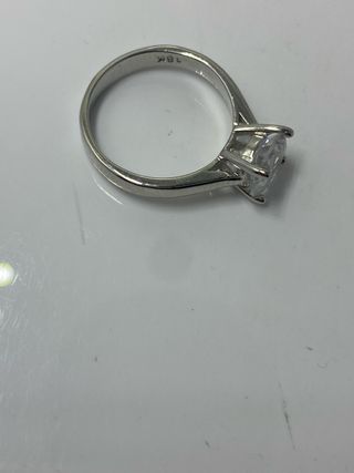 Anillo Solitario Talla 12 - 19 mm