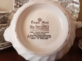 Juego de té inglés Royal Mail Staffordshire