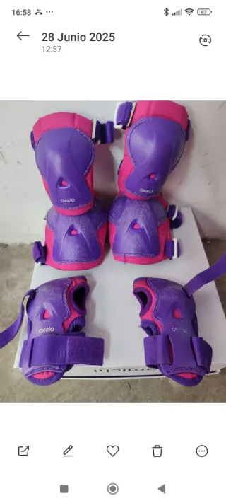 Rodilleras, coderas y muñequeras patinaje