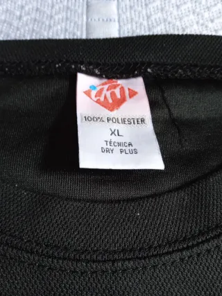 Camiseta Negra Hombre Talla XL