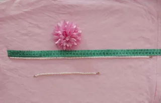 Gargantilla y Pulsera Perlas Oro 18k