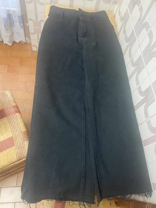 Pantalones anchos negros