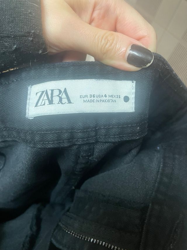 Pantalones anchos negros