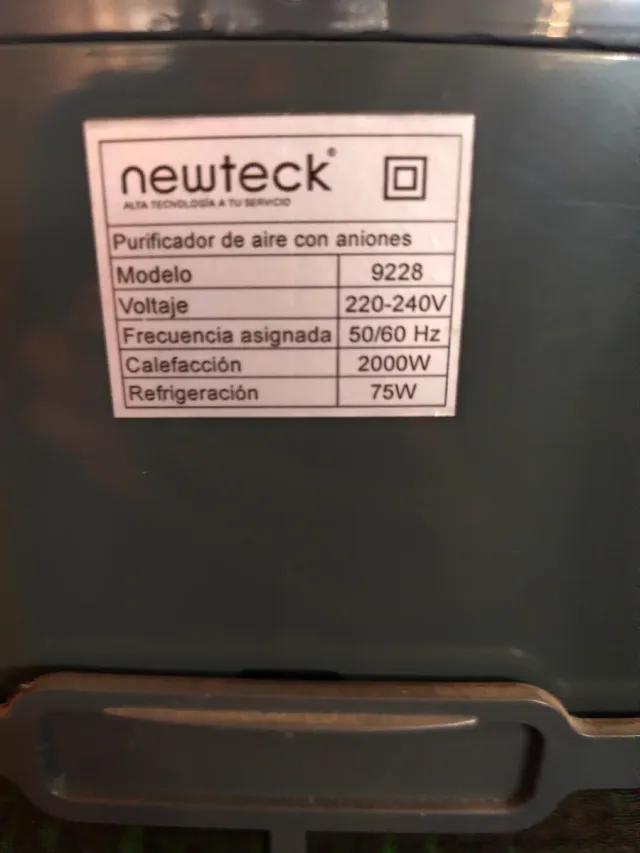 Climatizador Frío/Calor Newtek