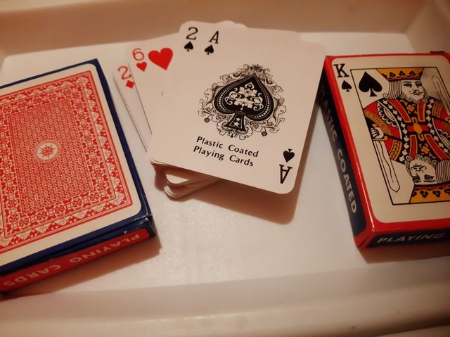 2 Barajas Poker Plástico Nuevas