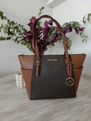 Borsa Michael Kors marrone e oro