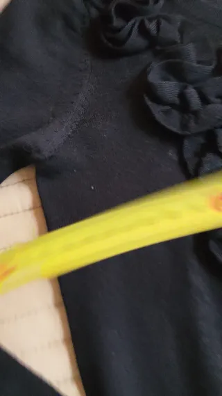 Chaqueta Zara negra con flores