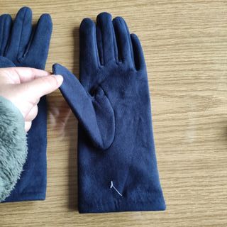 Guantes azules accesorios otoño invierno