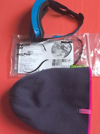 PANTALON ESQUÍ INFANTIL + GORRO LANA + GAFAS T-11