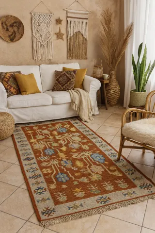Tappeto Kilim arredamento etnico boho