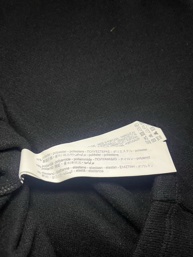 Jersey Zara Manga Corta Negro Talla XXL