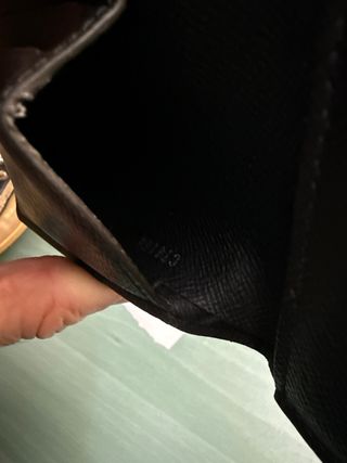 Portafoglio Louis Vuitton marrone